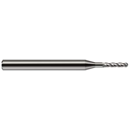 Harvey Tool Miniature End Mill - 4 Flute - Ball 805762